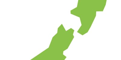 Mapa nového zélandu, png