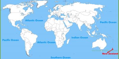 Nový zéland polohu na mape sveta